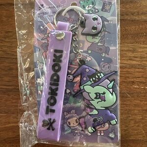Tokidoki Mystic Luna Keychain with White Strap